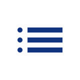 メニューリスト機能アイコン